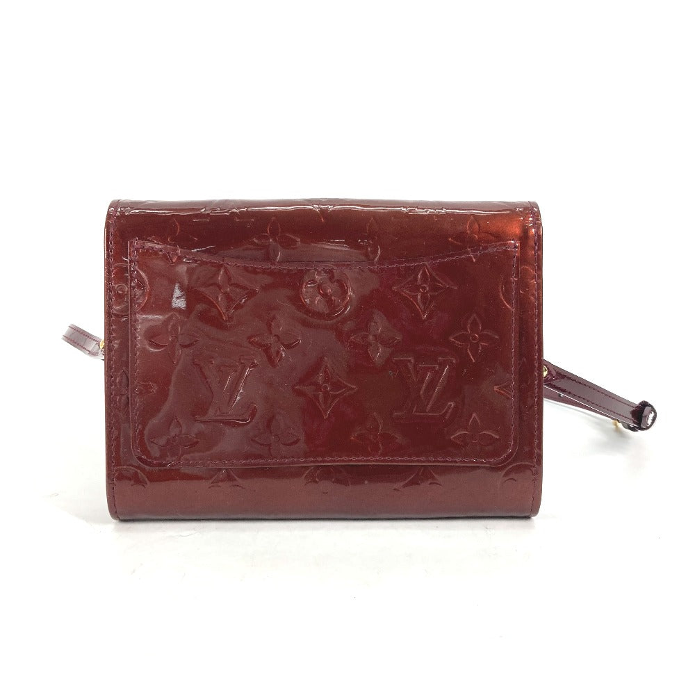 Louis Vuitton M91547 Vernis purple Vernis Rossmore Monogram Clutch Bag