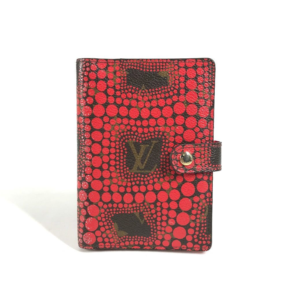 Louis Vuitton Notebook cover R21132 Yayoi Kusama Monogram Canvas Red Handbag