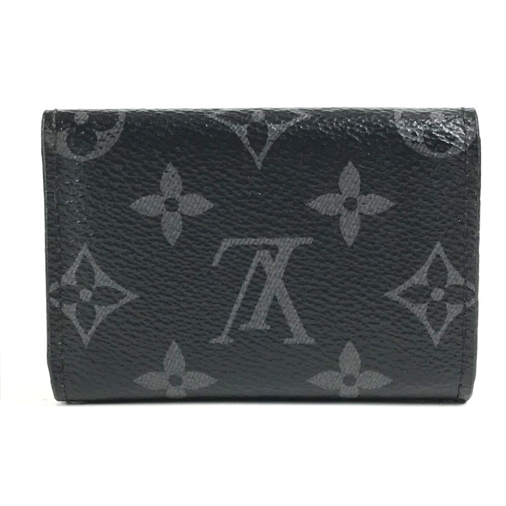 Louis Vuitton Trifold M67630 Eclipse Discovery Monogram Canvas Black Wallet Case