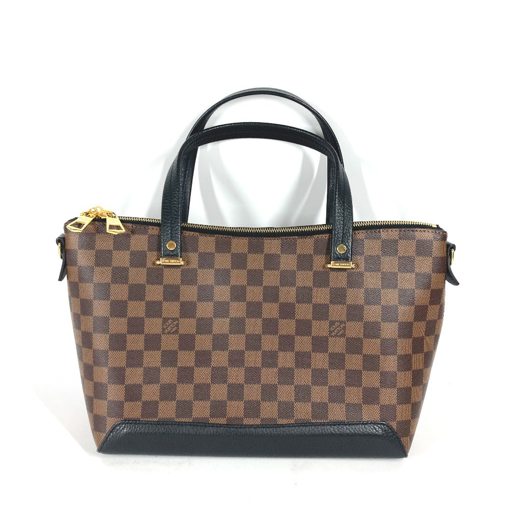 Louis Vuitton N41014 Damier Hyde Park Canvas Brown Shoulder Bag