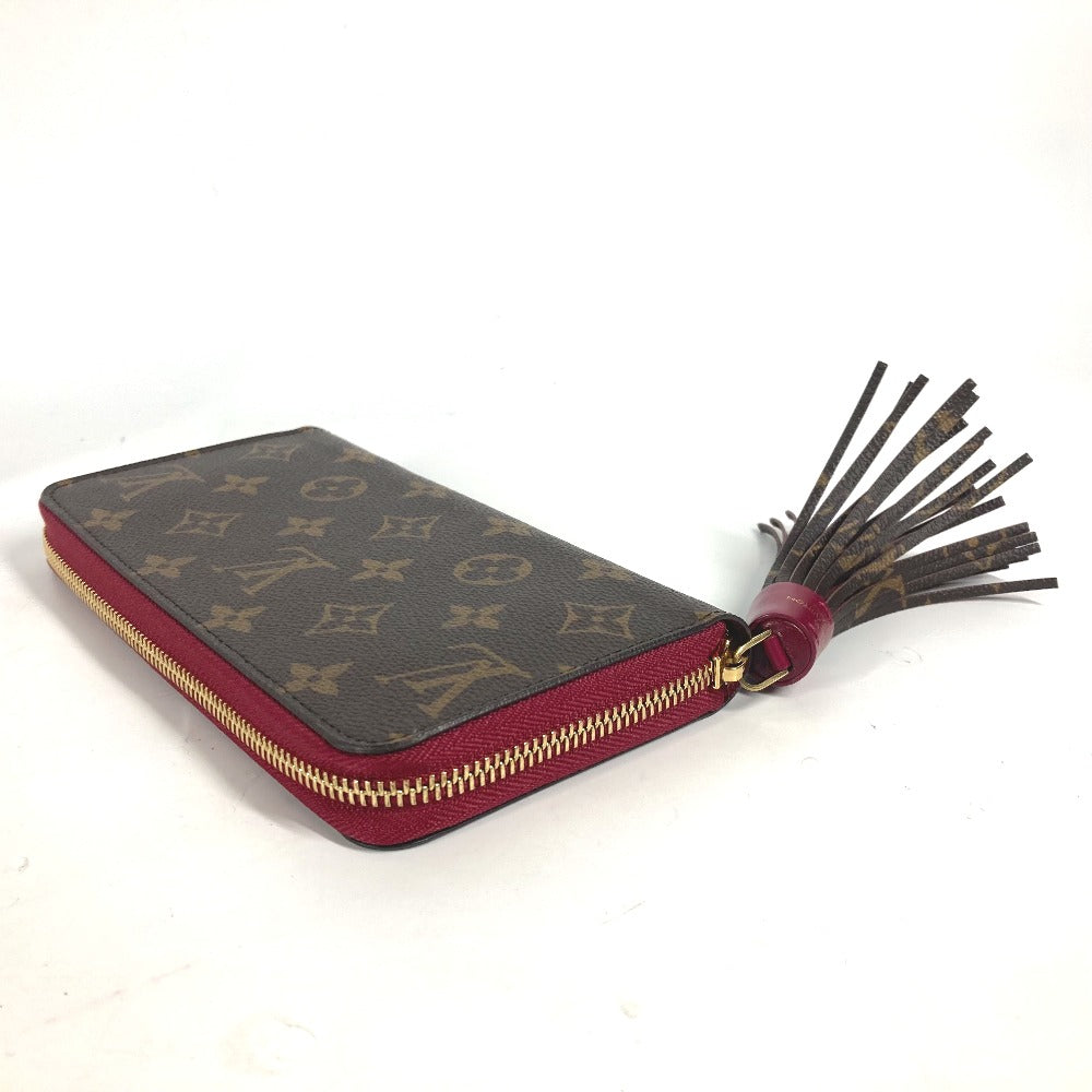 Louis Vuitton Long Purse M62256 Monogrammed tassel Canvas Brown Wallet Case