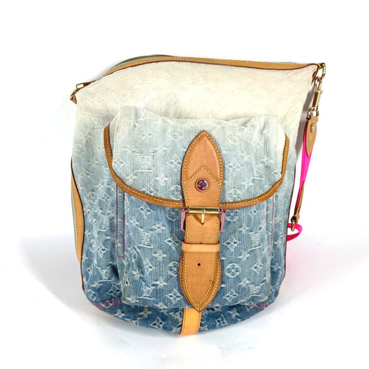 Louis Vuitton M93184 Gradient Sunburst PM Monogram Denim Blue Shoulder Bag