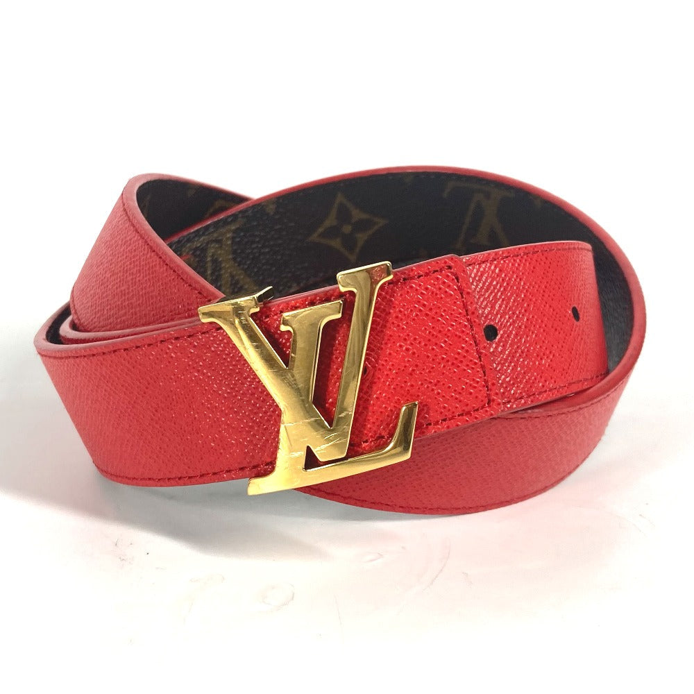 Louis Vuitton M0322W Initial 30MM Reversible 80 Monogram Canvas Brown Belt