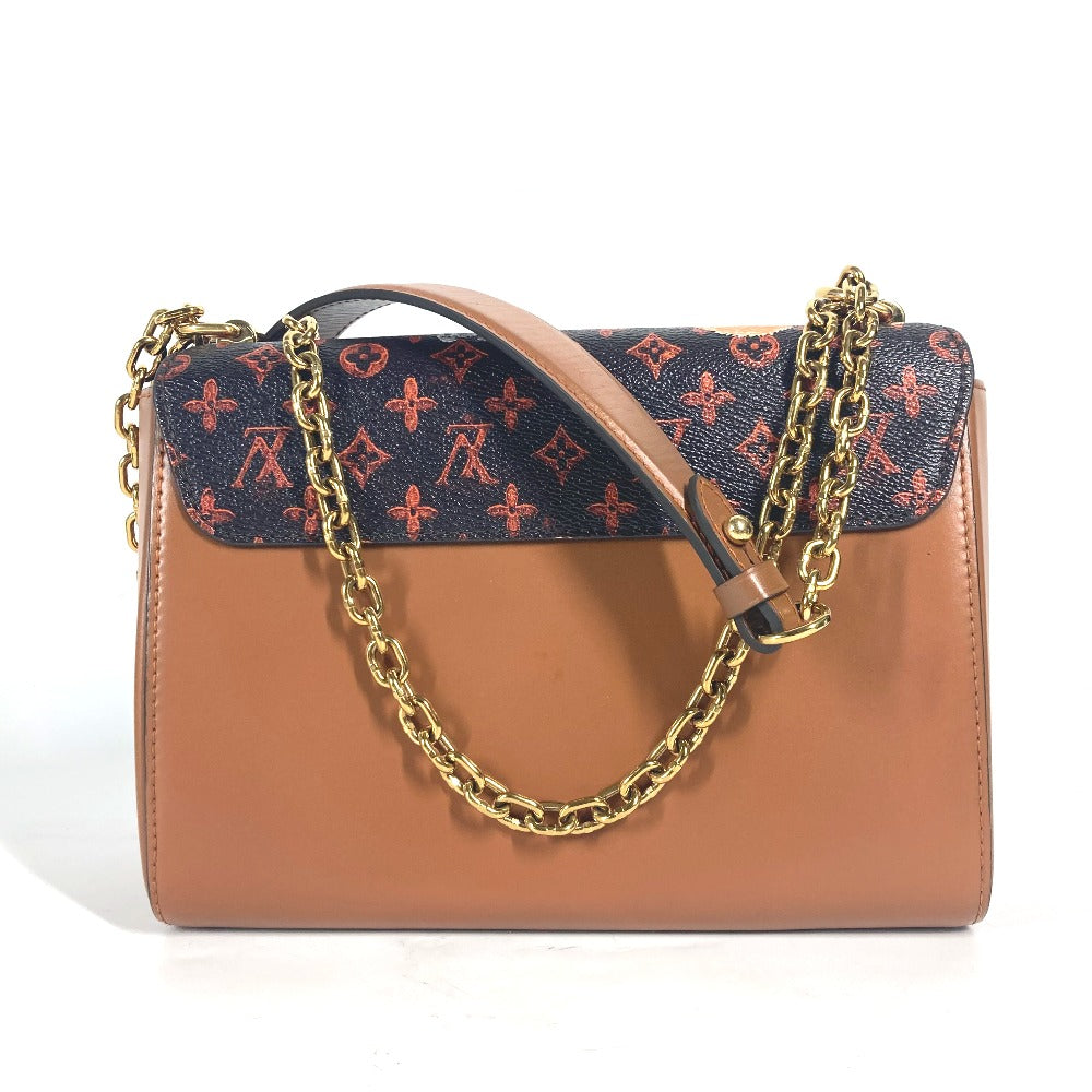 Louis Vuitton M44408 Catgram Cat Sac Twist Monogram Canvas Brown Shoulder Bag