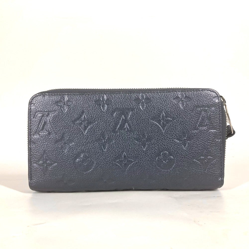 Louis Vuitton Long Purse M80958 Ann Platt Monogram Leather Blue Wallet Case