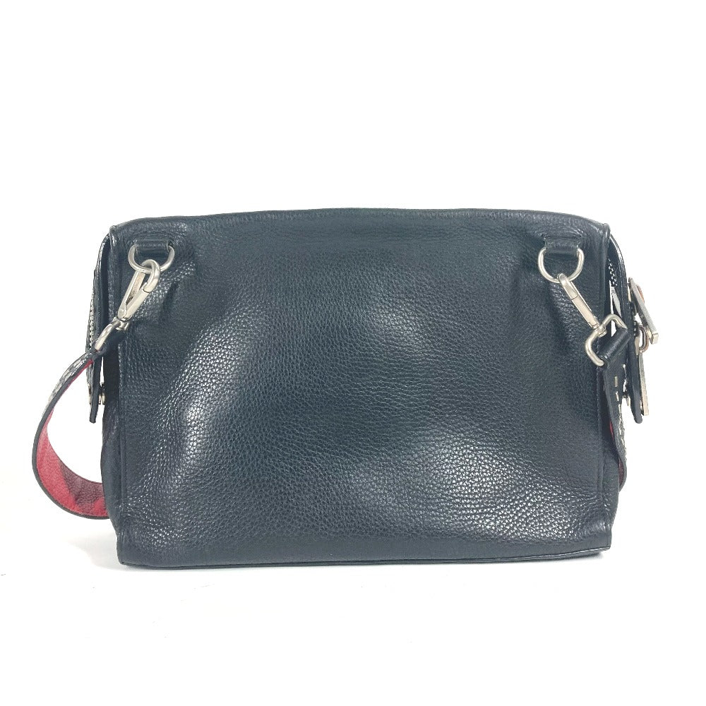 Fendi Shoulder Bag 7Va407 Messenger Bag Celeria Leather Black