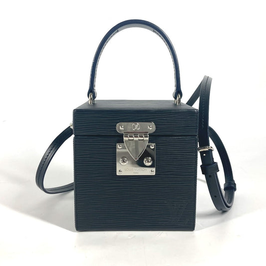 Louis Vuitton M52703 Epi Breaker Box Leather Black Handbag