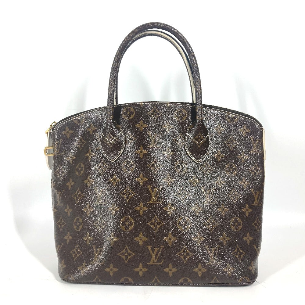 Louis Vuitton M40597 shiny LockitPM Monogram Canvas Brown Handbag G 33