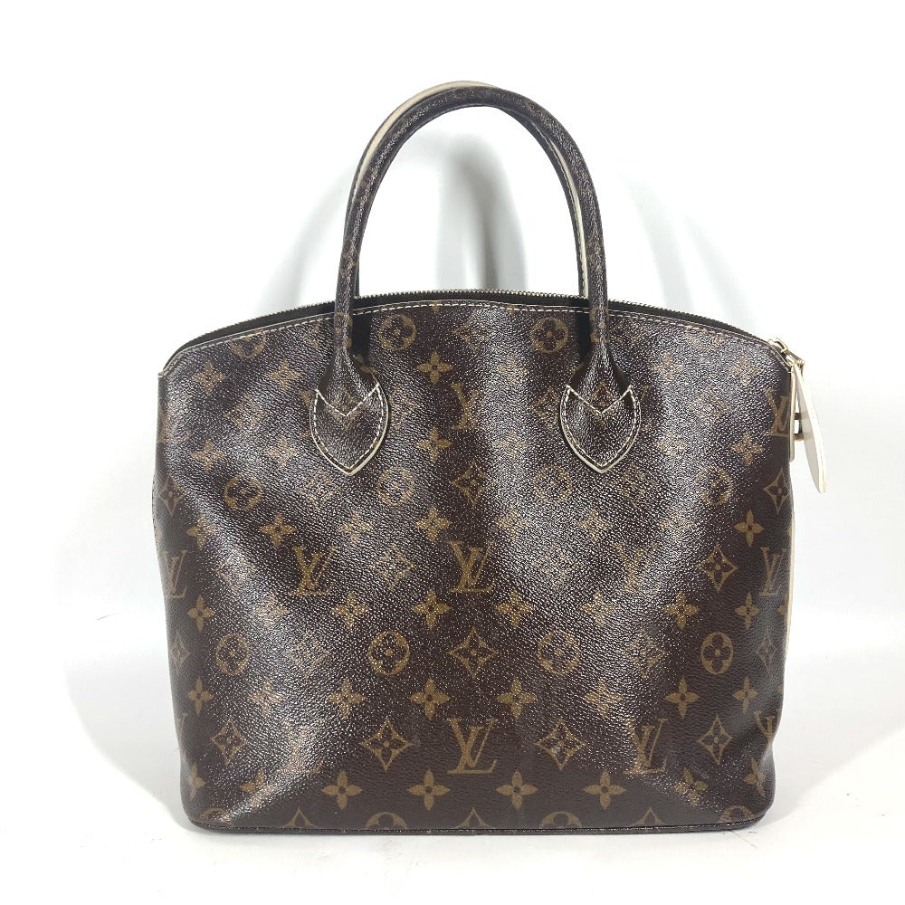 Louis Vuitton M40597 shiny LockitPM Monogram Canvas Brown Handbag G 33