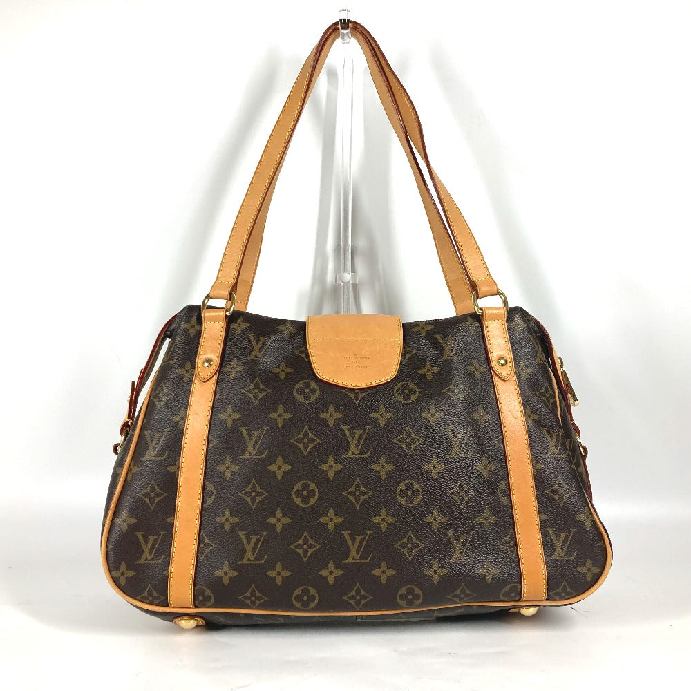 Louis Vuitton M51186 Stresa PM Monogram Canvas Brown Shoulder Bag
