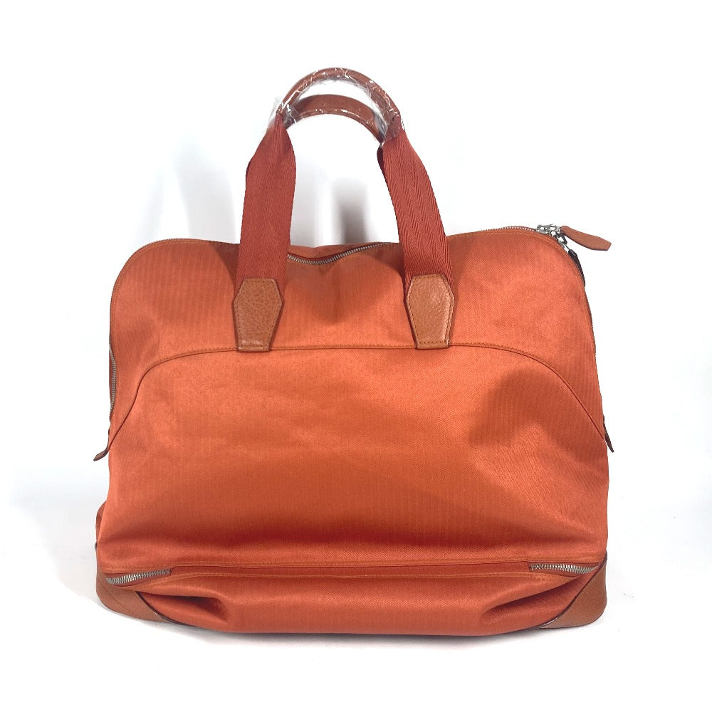 Hermes Boston Duffel Bag Towal Chevron Sports 2Way Bag Orange Shoulder Bag