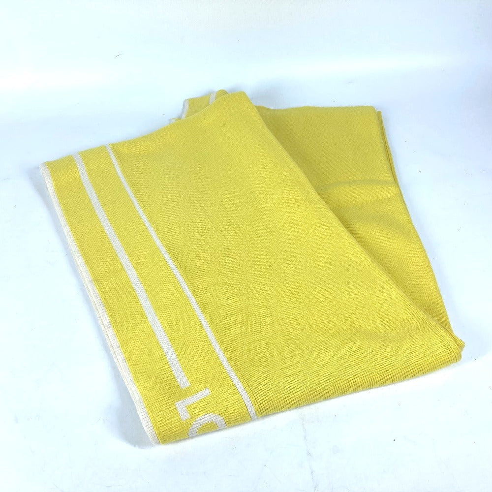 Louis Vuitton Scarf Cashmere yellow LVCUP Cup Cotton Logo