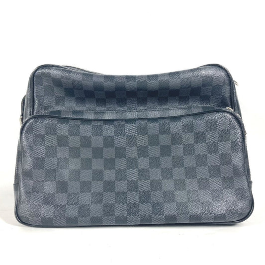 Louis Vuitton N45252 Damier Grafitto Damier Grafitte Canvas Black Shoulder Bag