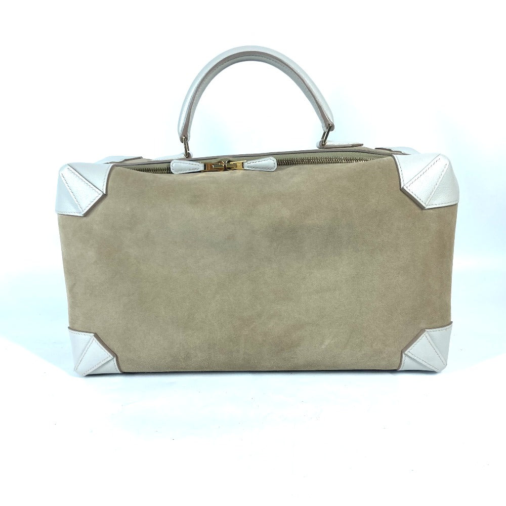 Boston Duffel Bag Chevre, Grizzly Handbag Maxibox Beige Travel Bag