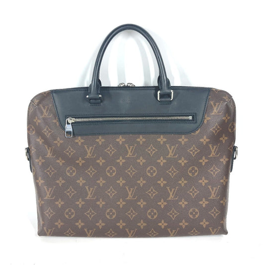Louis Vuitton Business M54019 macacer Porto Monogram Canvas Brown Handbag