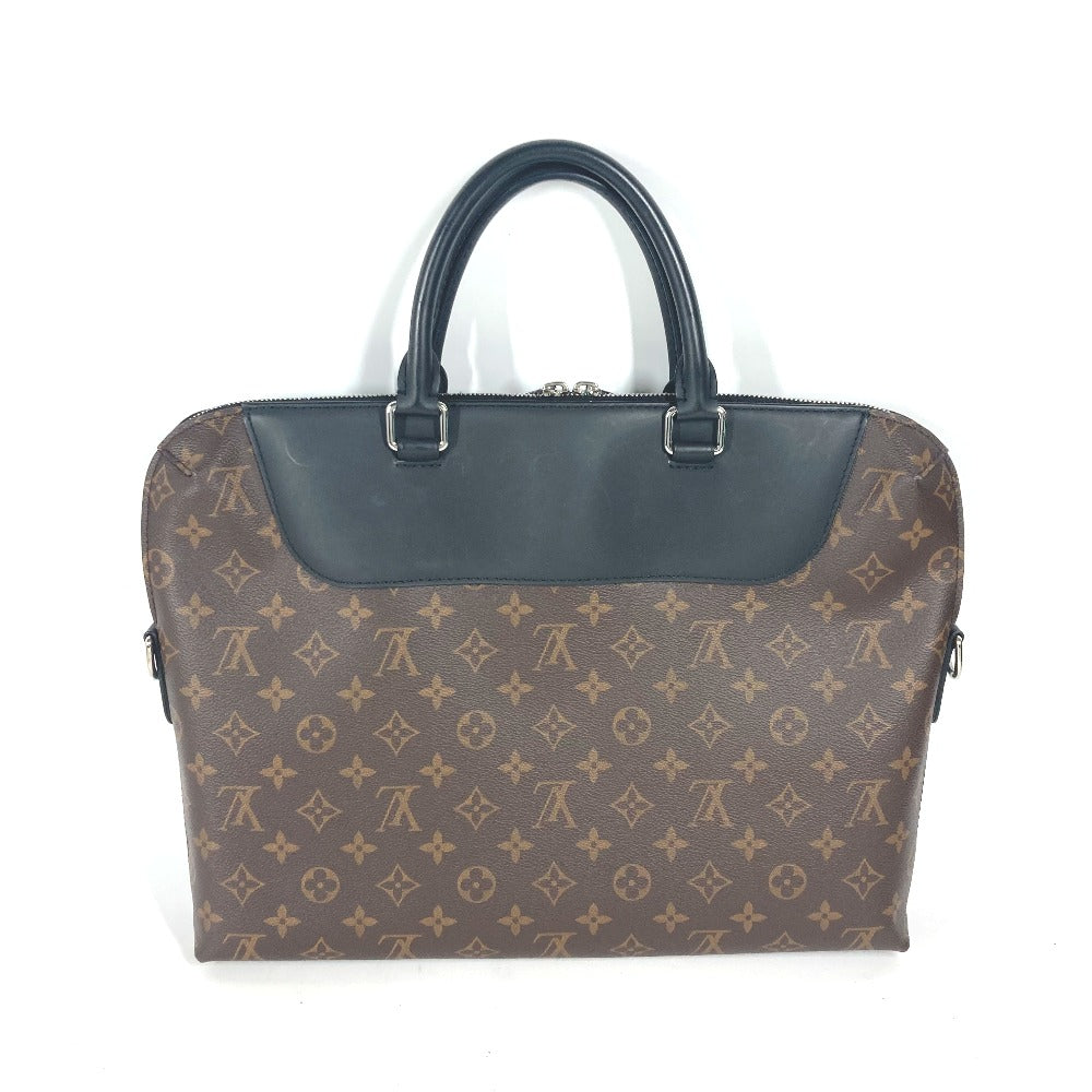 Louis Vuitton Business M54019 macacer Porto Monogram Canvas Brown Handbag