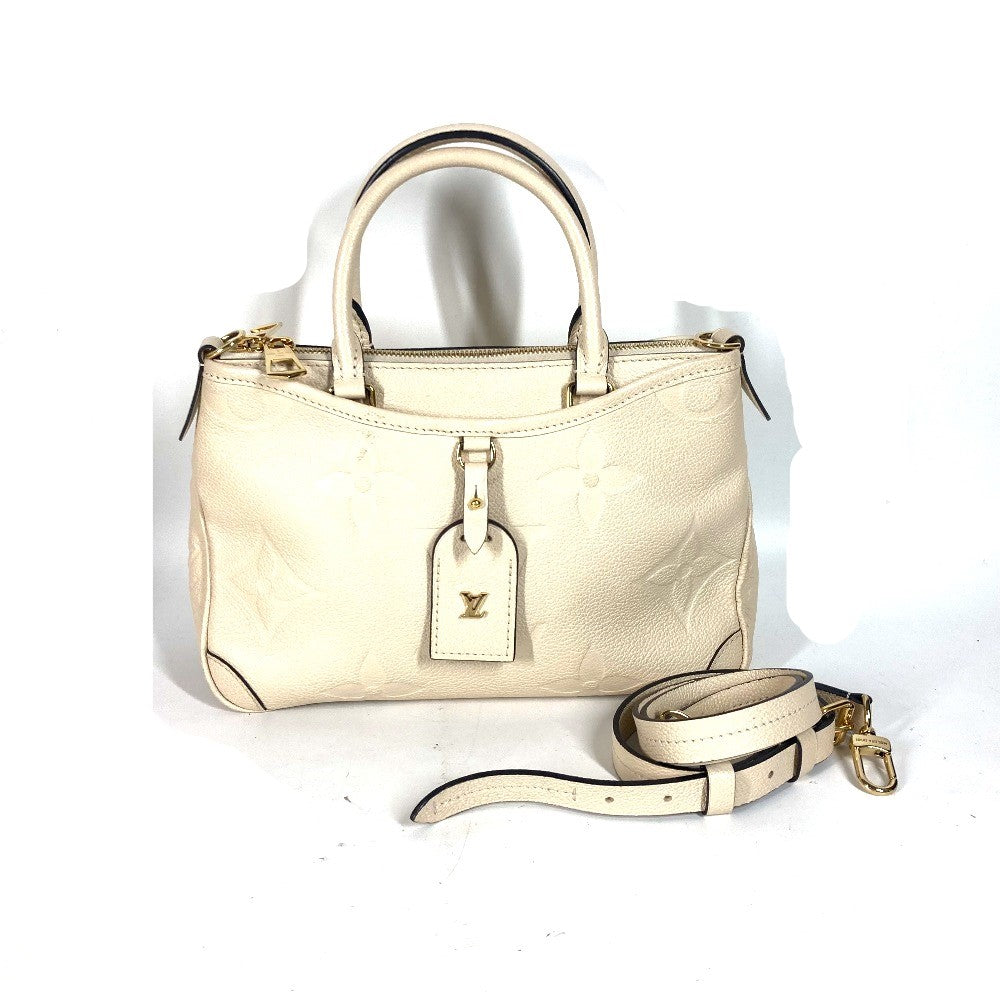 Louis Vuitton M46503 Ann Platt Ann Platt Monogram Leather White Shoulder Bag