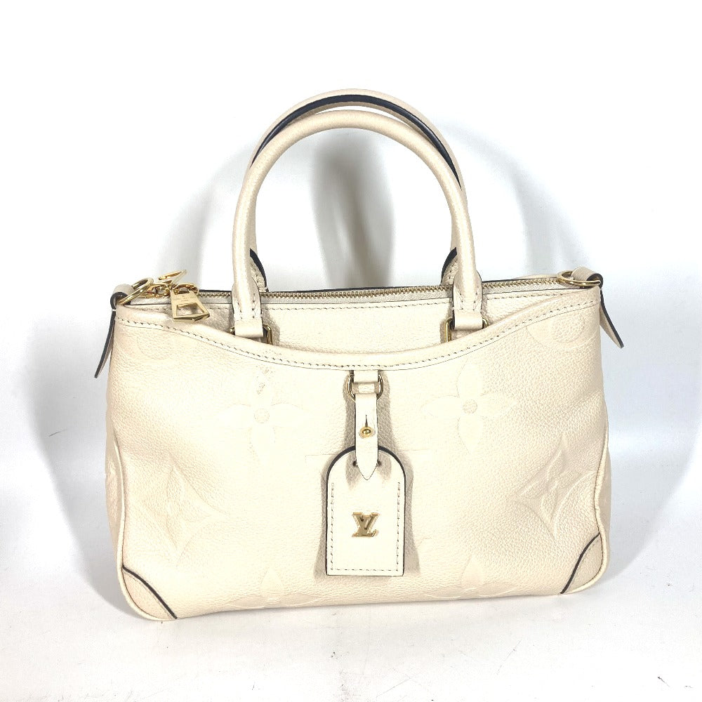 Louis Vuitton M46503 Ann Platt Ann Platt Monogram Leather White Shoulder Bag