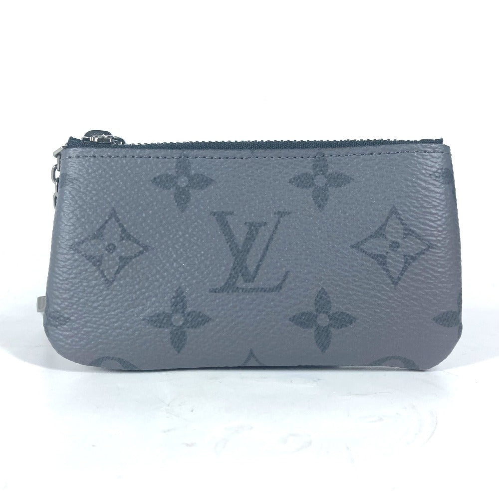 Louis Vuitton Coin M80905 Eclipse Pochette Monogram Canvas Black Clutch Bag