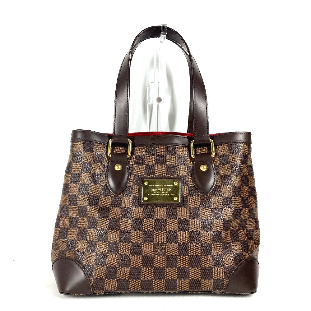 Louis Vuitton N51205 Damier HamsteadPM Canvas Brown Tote Bag