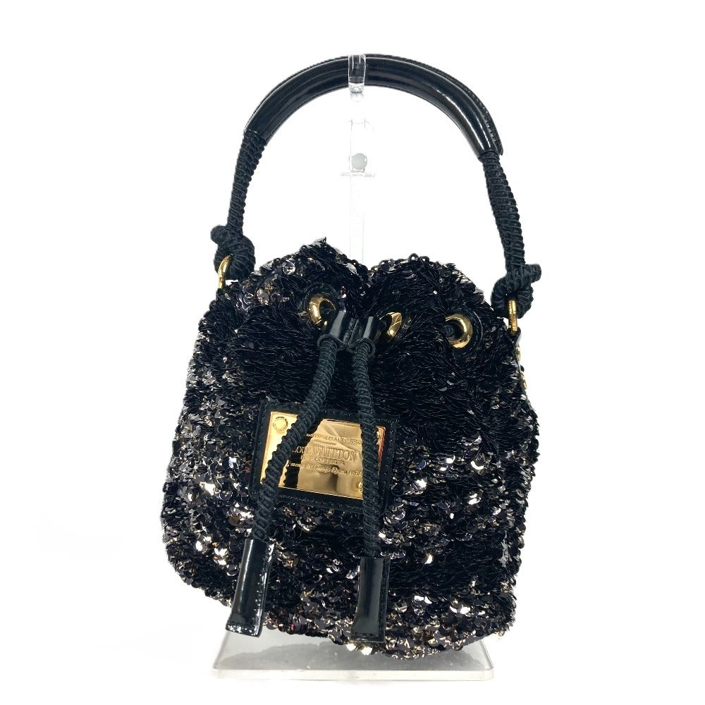 Louis Vuitton M40323 Sequins no Erococo Leather Black Mini Shoulder Bag