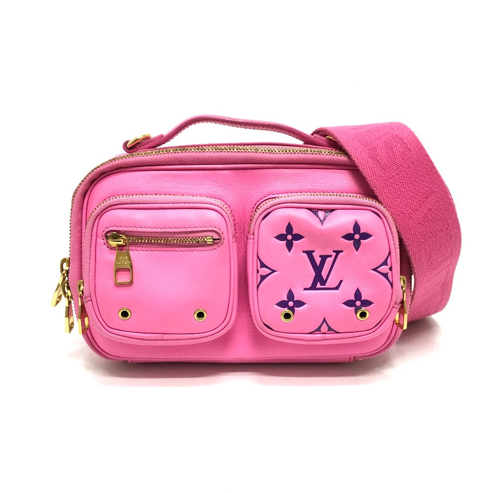 Louis Vuitton M59244 utility Cross Sling Leather Pink Crossbody Bag