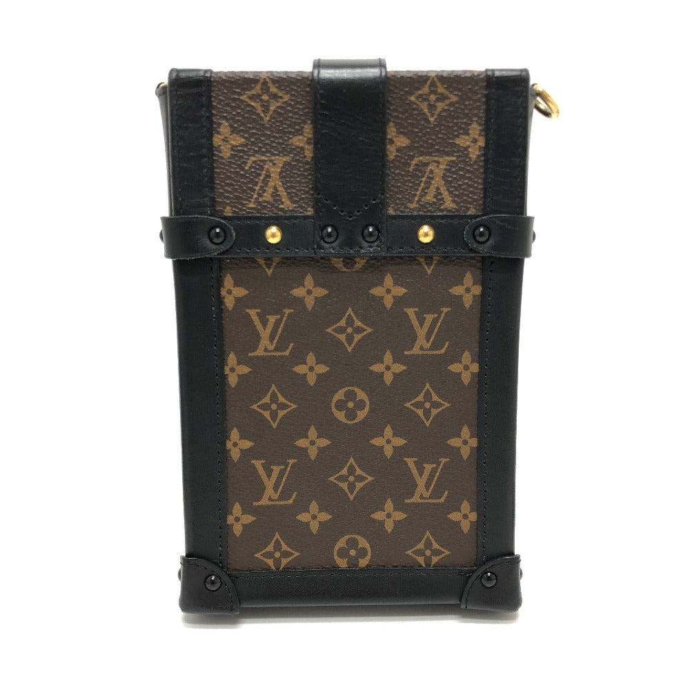 Louis Vuitton M63913 Pochette Trunk Vertical Monogram Canvas Brown Shoulder Bag