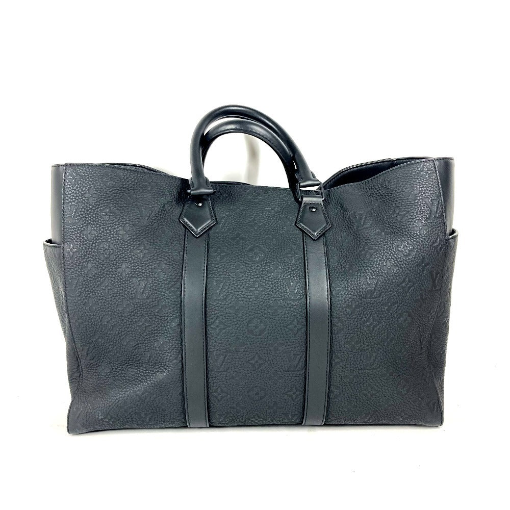 Louis Vuitton M21865 Taurillon Clemence Taurillon Clemence Monogram Leather Black Shoulder Bag