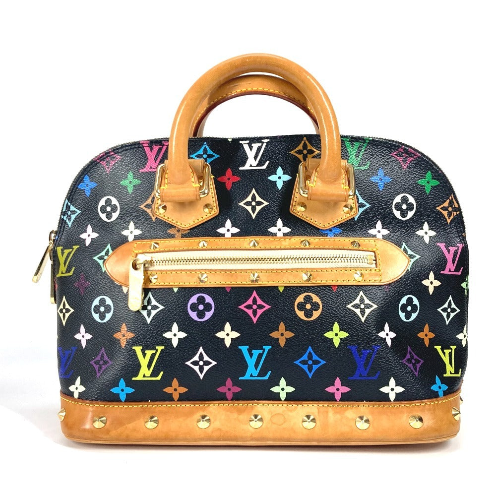Louis Vuitton M40444 @ Alma PM Monogram Canvas Black Multicolor Handbag