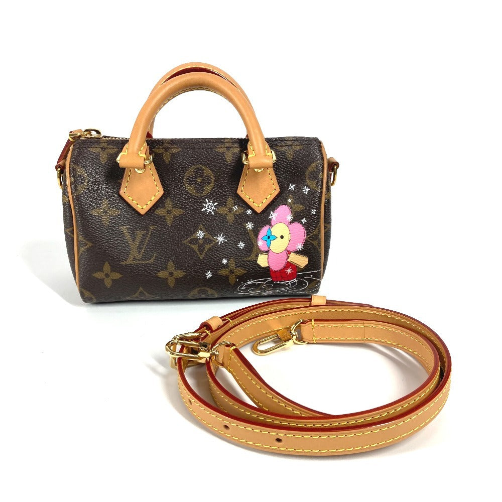 Louis Vuitton M82624 Vivienne Nano speedy Monogram Canvas Brown Handbag