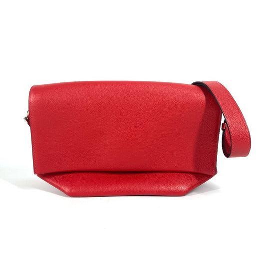 Hermes Shoulder Bag Taurillon Clemencenovillo Opli Opli Women Red