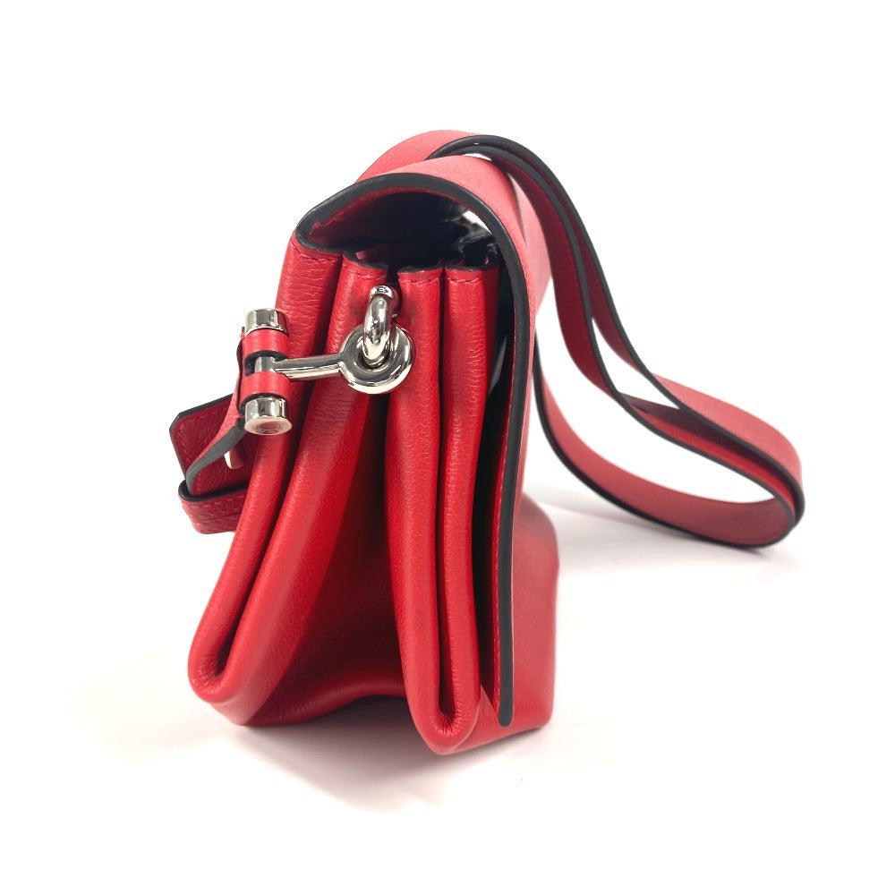 Hermes Shoulder Bag Taurillon Clemencenovillo Opli Opli Women Red