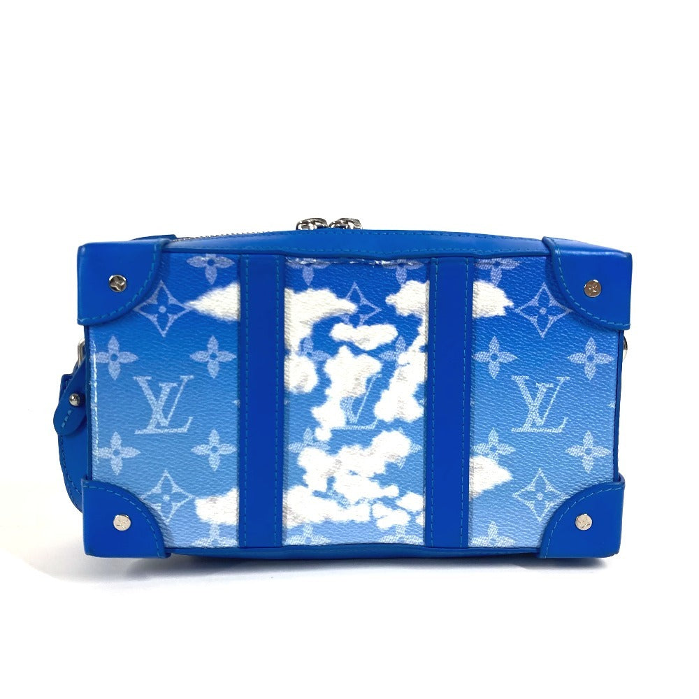 Louis Vuitton M45432 Clouds Soft trunk Monogram Leather Blue Wallet Case