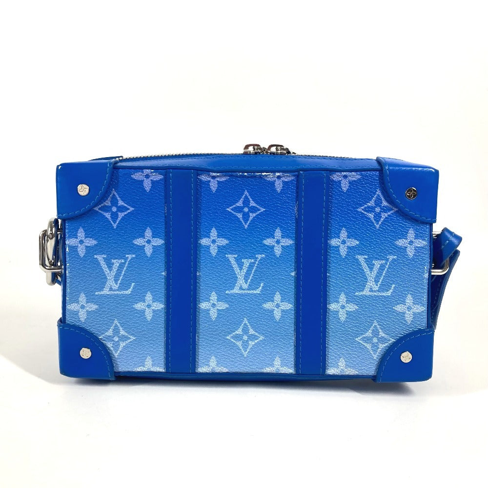 Louis Vuitton M45432 Clouds Soft trunk Monogram Leather Blue Wallet Case