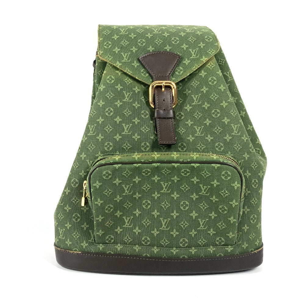 Louis Vuitton Backpack M92456 Montsouris GM Monogram Canvas Khaki Mini G 33