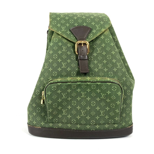 Louis Vuitton Backpack M92456 Montsouris GM Monogram Canvas Khaki Mini G 33