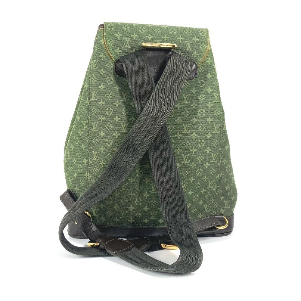 Louis Vuitton Backpack M92456 Montsouris GM Monogram Canvas Khaki Mini G 33