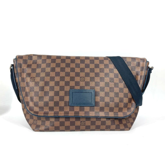 Louis Vuitton N41256 Damier Sprinter GM Canvas Brown Shoulder Bag
