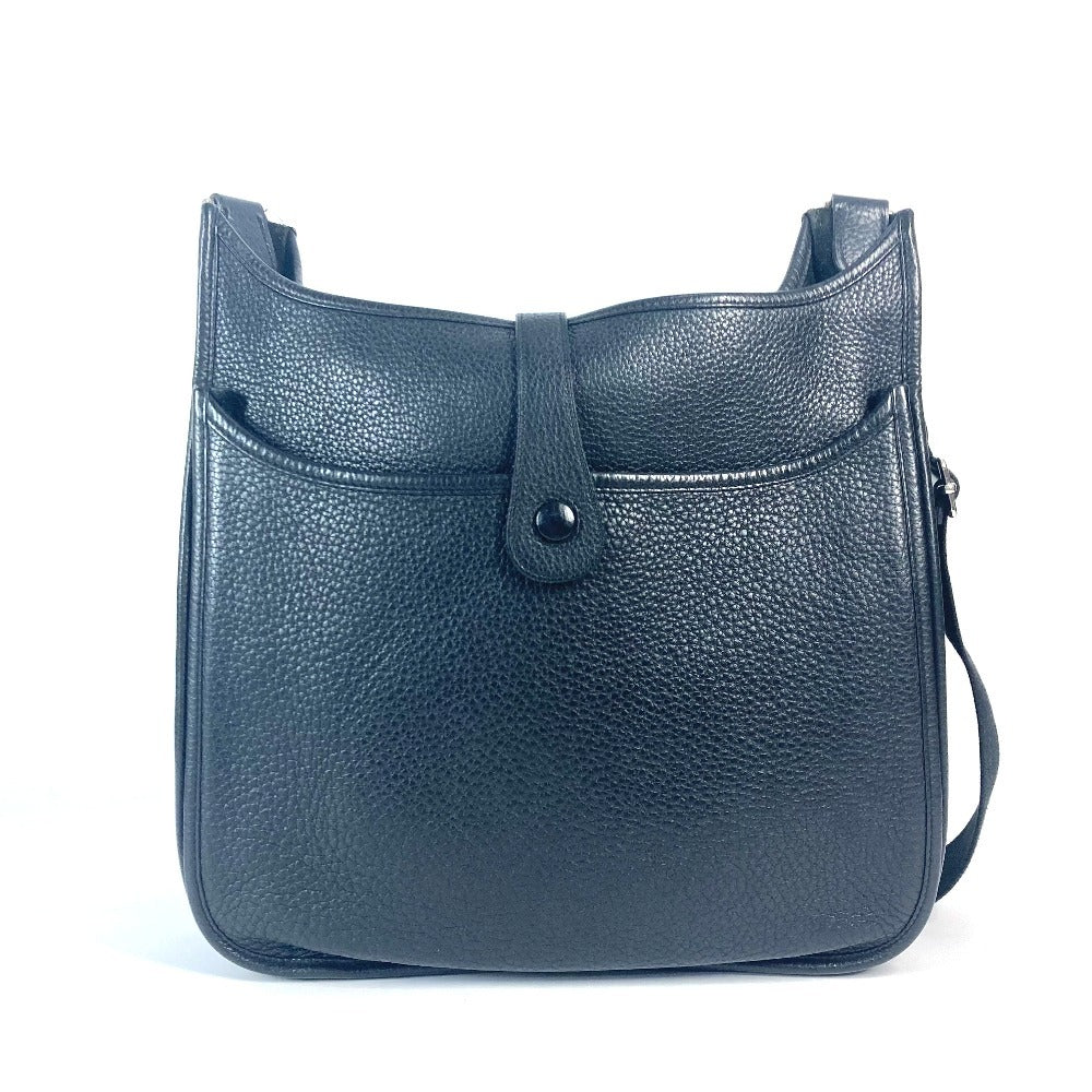 Shoulder Bag Taurillon Clemence Evelyn Gm Mens Black