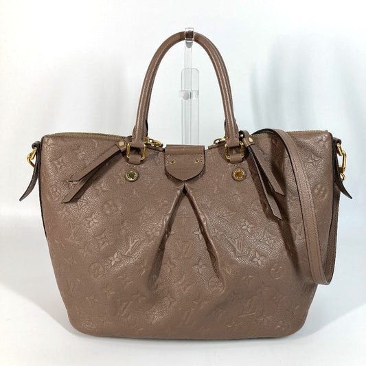 Louis Vuitton M42325 Ann Platt Ann Platt Monogram Leather Beige Handbag