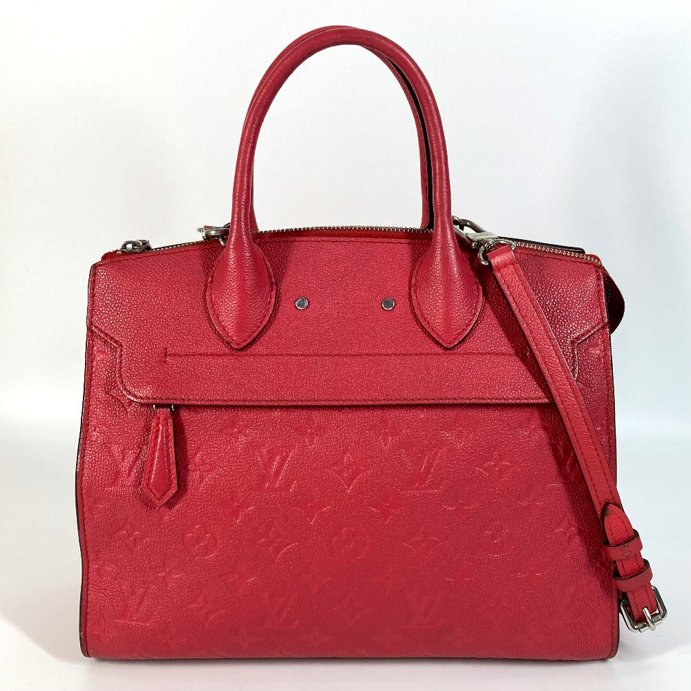 Louis Vuitton M42711 Ann Platt Ann Platt Monogram Leather Red Handbag
