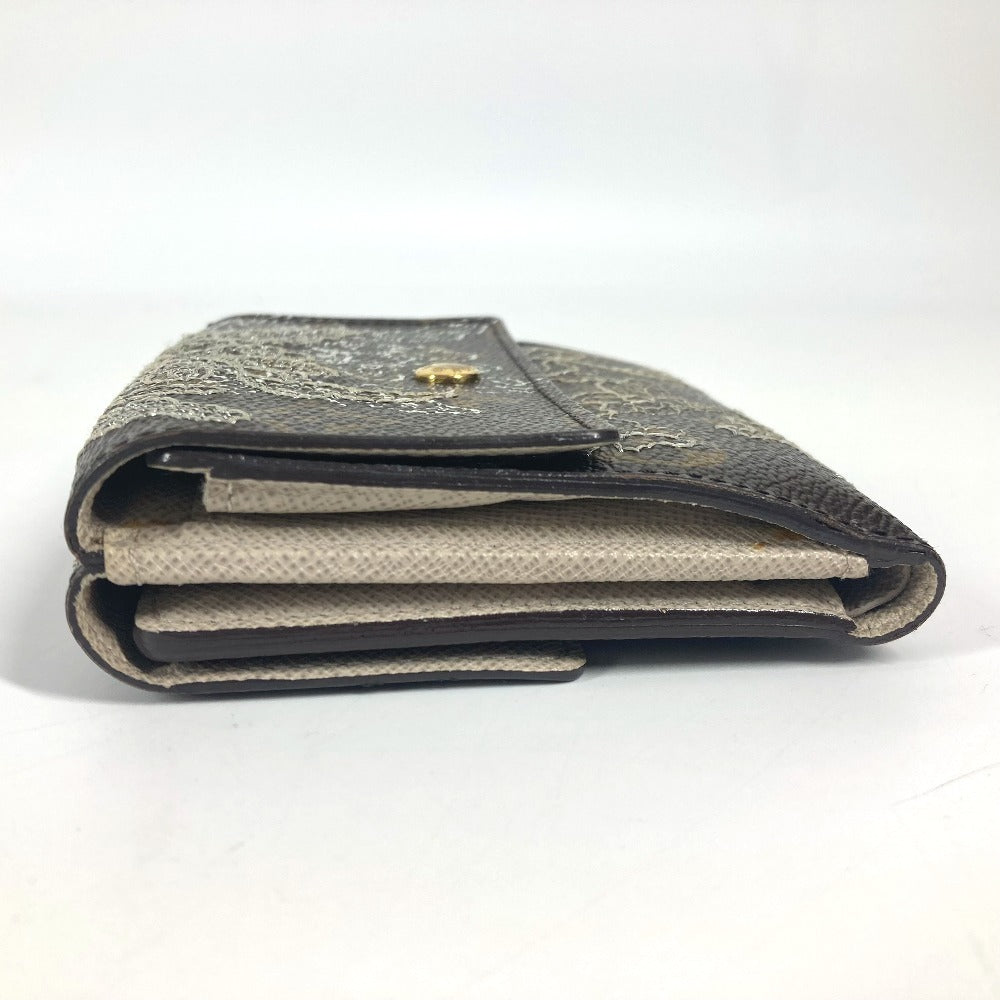 Louis Vuitton Trifold M95396 モノグラムダンティエル Portefeuille Elise Monogram Canvas Brown Wallet Case