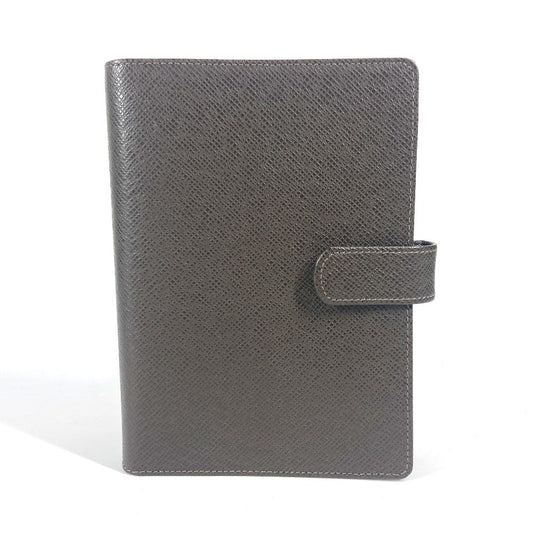Louis Vuitton Notebook cover R20432 Taiga Leather Brown Handbag