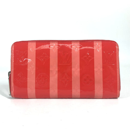 Louis Vuitton Long Purse M58036 Vernis Monogram Pink Wallet Case