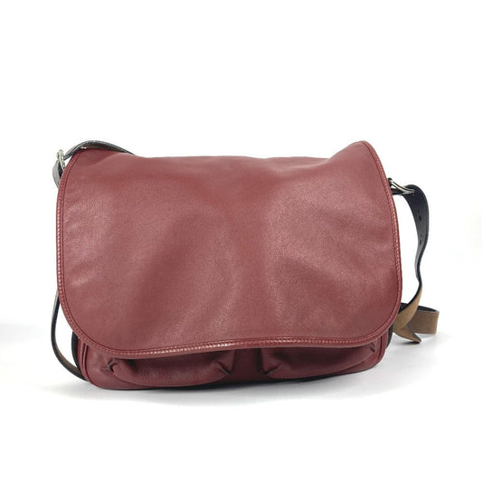 Hermes Shoulder Bag Vokissim Barda Unisex Unisex Brown Flap