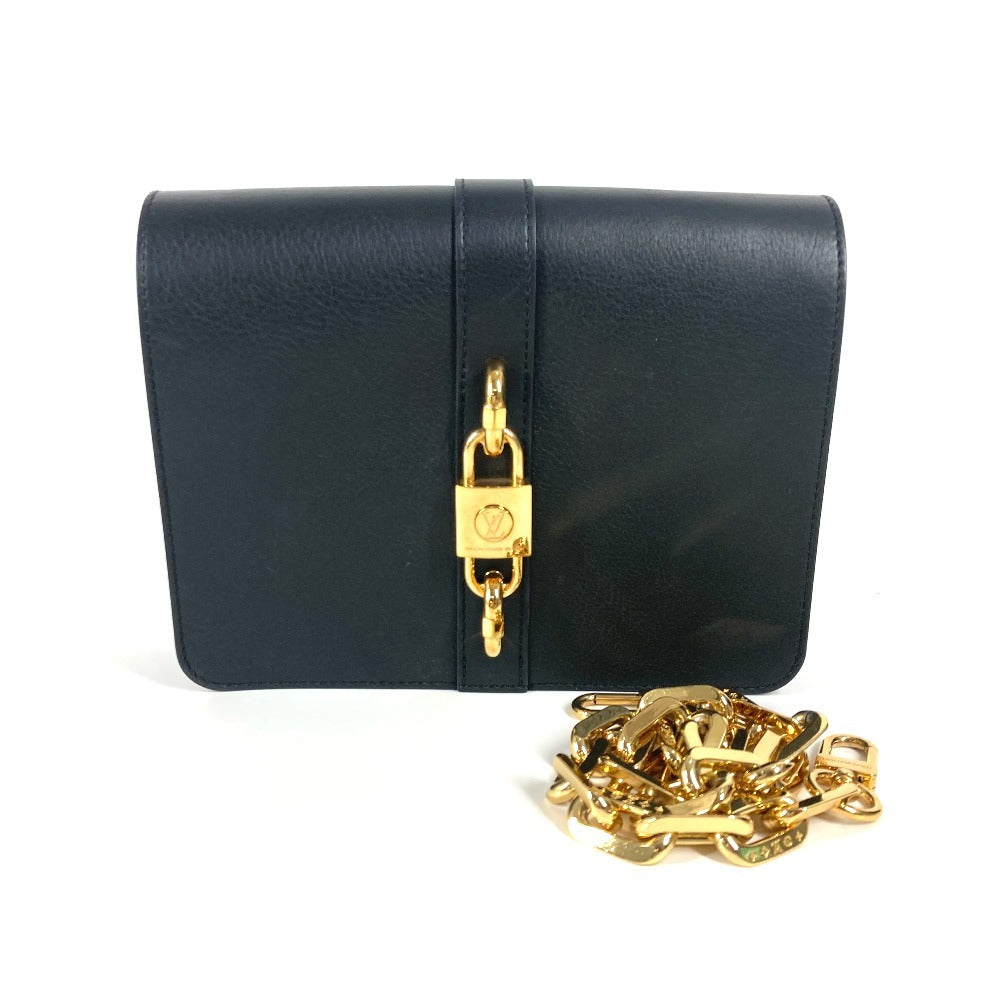 Louis Vuitton M57743 rendezvous Leather Black Shoulder Bag