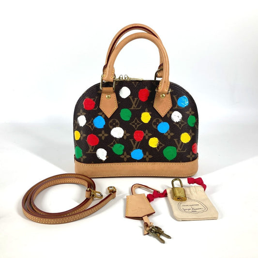 Louis Vuitton M46431 Painted Dot Yayoi Kusama Monogram Canvas Brown Handbag