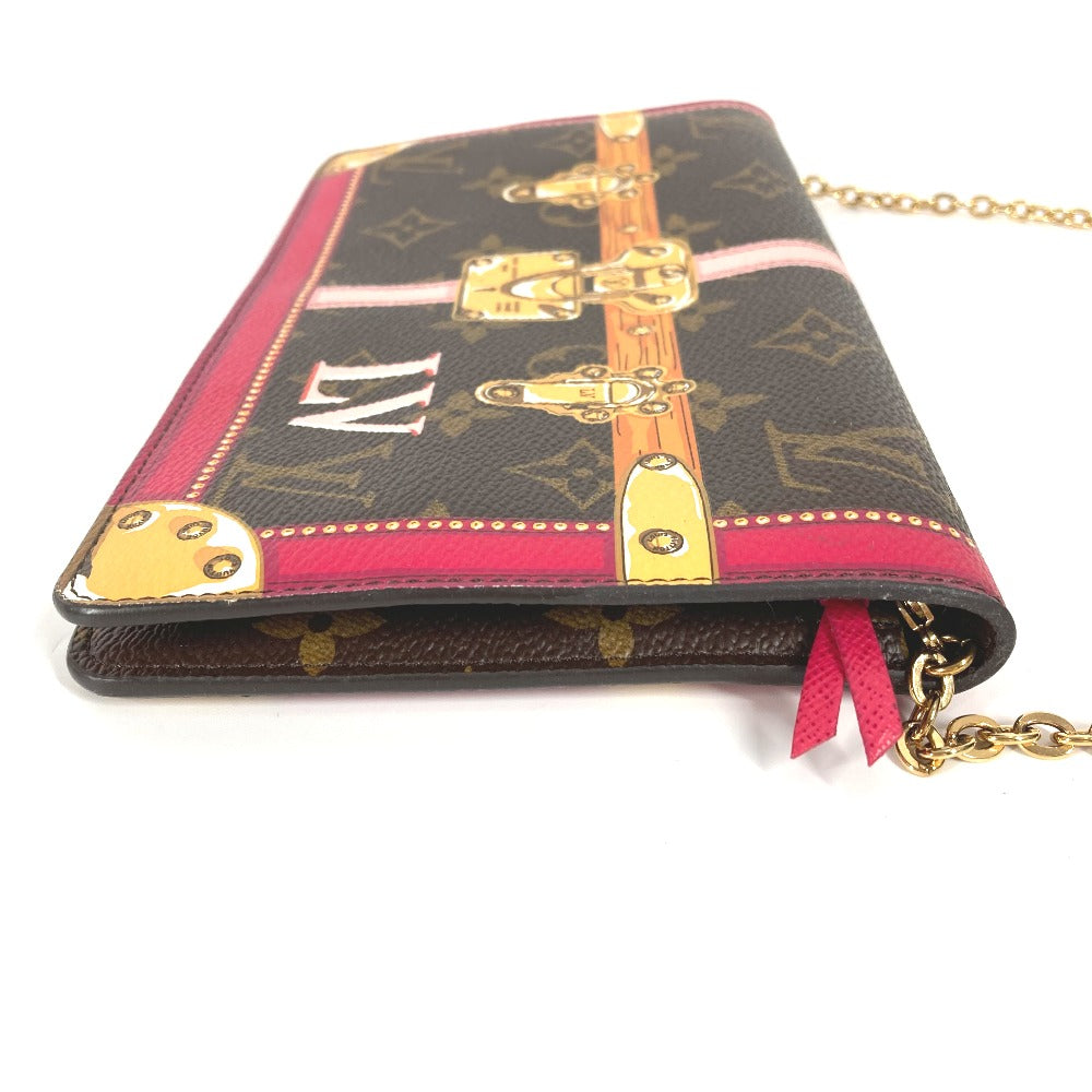 Louis Vuitton Long Purse M62456 Summer Trunk Monogram Canvas Brown Wallet Case