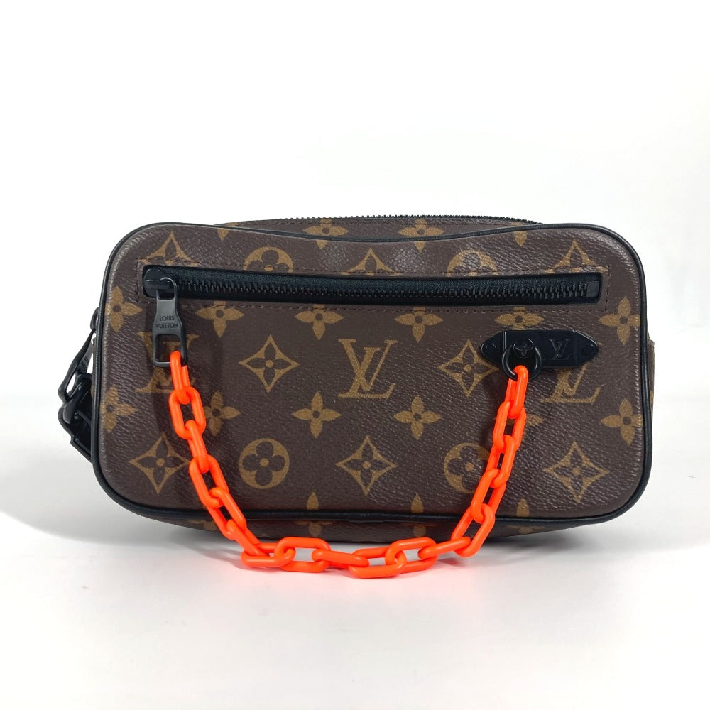 Louis Vuitton business M44458 Solar Powered Pochette Monogram Canvas Brown Clutch Bag