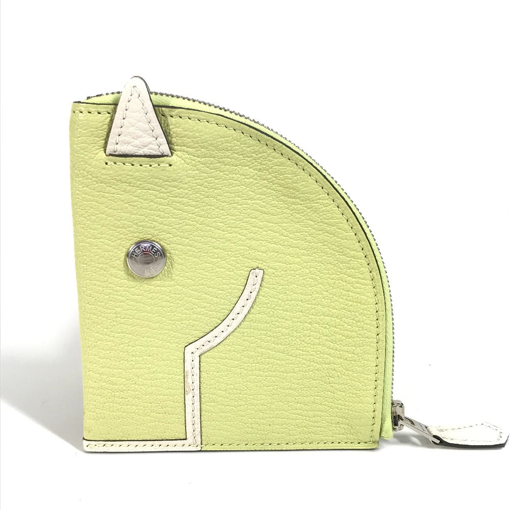 Coin Case Shave Yellow Horse Cheval Paddock Travel Bag